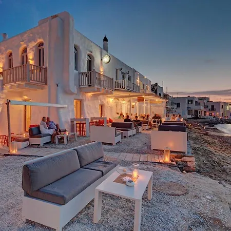 Seafront Brand New Studio In Little Venice Of Paros ナウサ
