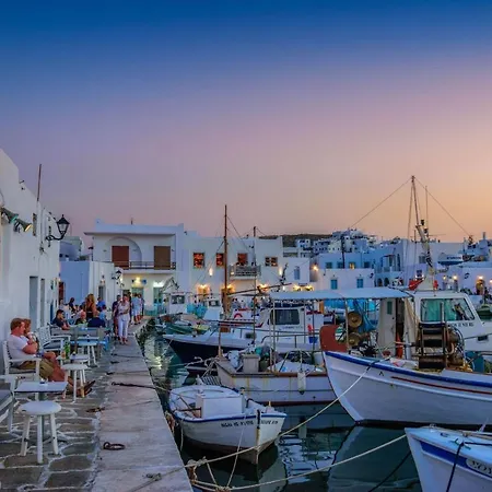 Seafront Brand New Studio In Little Venice Of Paros Науса